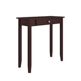 ONIJA  Wooden Console Table for Living Room | Side Entrance Table for Home with 1 Drawer | Sheesham Wood, Coffee ColoUr